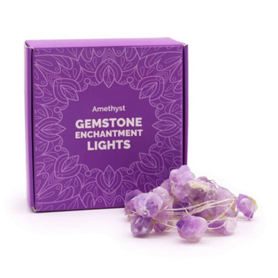 Gemstone Enchantment Lights Amethyst from B&Q