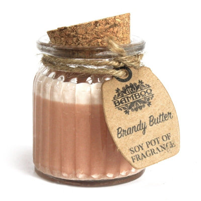 Brandy Butter Soy Pot Of Fragrance Candles from B&Q