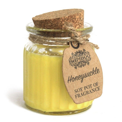 Honeysuckle Soy Pot Of Fragrance Candles from B&Q