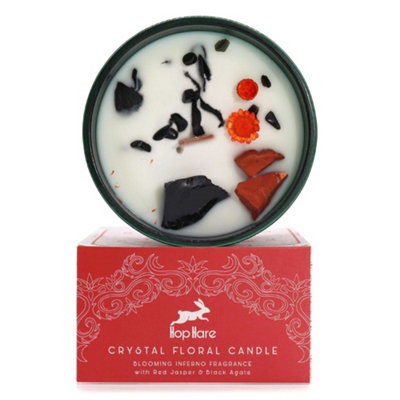 Hop Hare Crystal Magic Flower Candle The Devil from B&Q