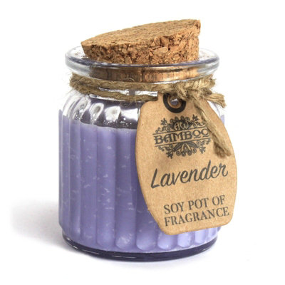 Lavender Soy Pot Of Fragrance Candles from B&Q