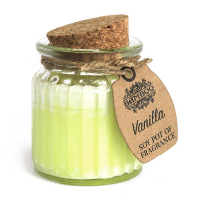 Vanilla Soy Pot Of Fragrance Candles from B&Q