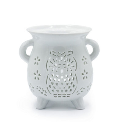 Charming Owl Ceramic Oil Burner Diffuser from B&Q