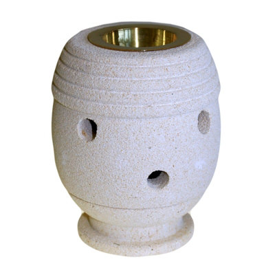 Classic Indonesian Sandstone Oil Burner from B&Q