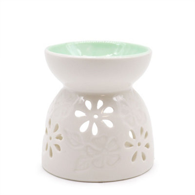 Classic Oil Burner Floral With Well from B&Q