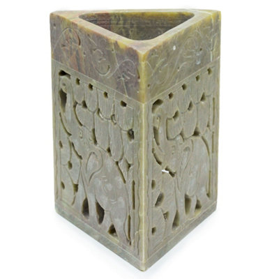 Triangle Soapstone Oil Burner Elephant from B&Q