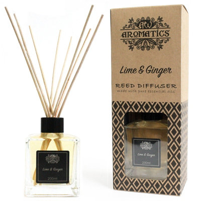 200Ml Lime & Ginger Essential Oil Reed Diffuser from B&Q
