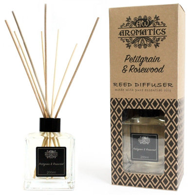 200Ml Petitgrain & Rosewood Essential Oil Reed Diffuser from B&Q