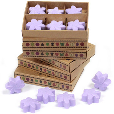 Box Of 6 Wax Melts Lavender Fields from B&Q