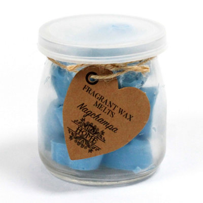 Nagchampa Soy Wax Melts In Glass Jar from B&Q
