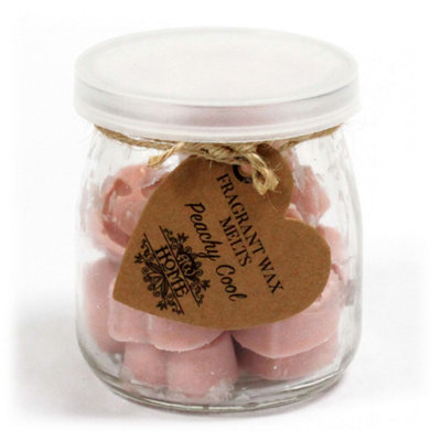Peachy Cool Soy Wax Melts In Glass Jar from B&Q