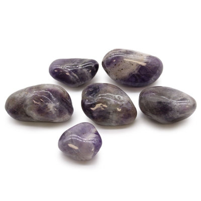Large African Tumble Stones Amethyst from B&Q