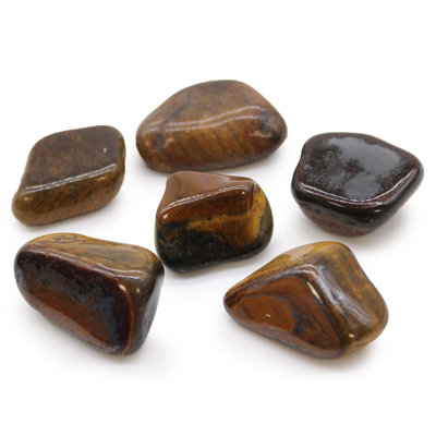 Large African Tumble Stones Tigers Eye Varigated