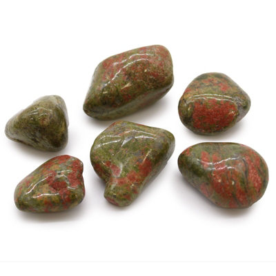 Large African Tumble Stones Unakite from B&Q