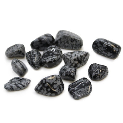 M Tumble Stone Obsidian Snowflake from B&Q
