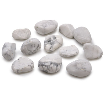 Medium African Tumble Stones Howlite Magnesite