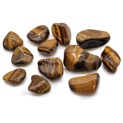 Medium African Tumble Stones Tigers Eye Golden