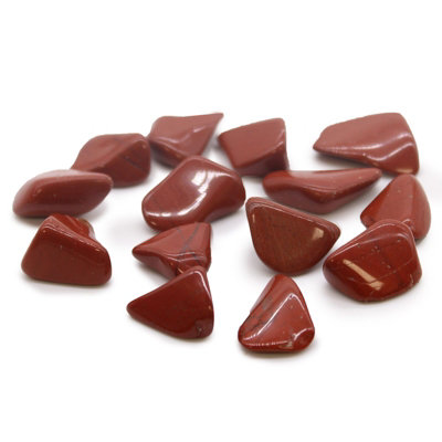 Red Jasper Tumble Stone For Harmony And Trust from B&Q