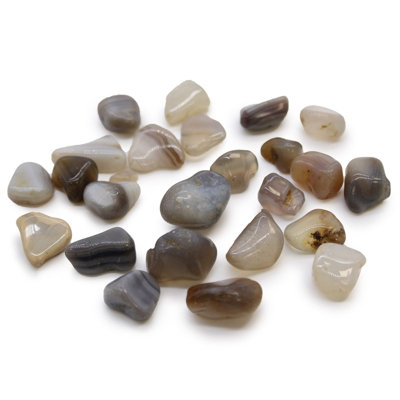 Small African Tumble Stones Agate Botswana Multicolor from B&Q