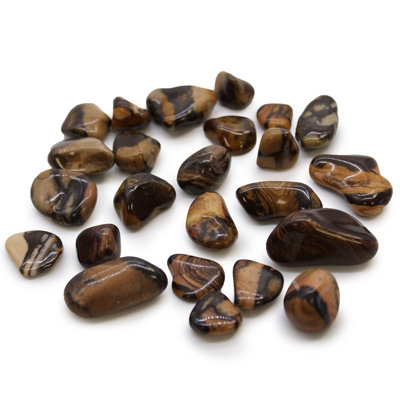 Small African Tumble Stones Picture Nguni from B&Q
