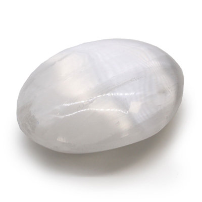 Enchanting 6.5Cm Selenite Palm Stone from B&Q