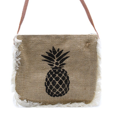 Fab Fringe Bag Pineapple Print from B&Q