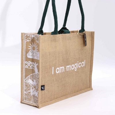 Hop Hare Jute Big Bag I Am Magical from B&Q