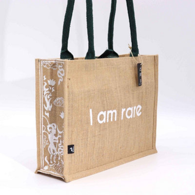 Hop Hare Jute Big Bag I Am Rare from B&Q
