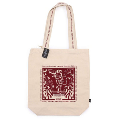 Hop Hare Tote Bag I Am Rare Maroon from B&Q