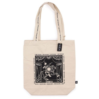 I Am Brave Hop Hare Tote: Empowerment Bag from B&Q