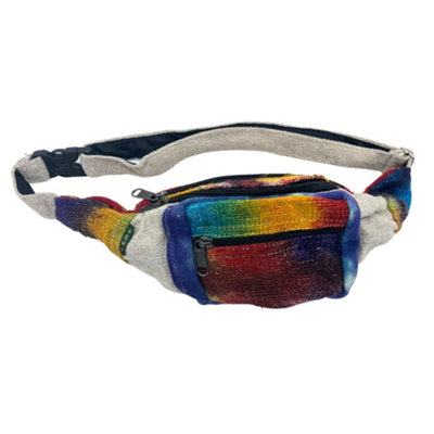 Tiedye Hemp Bum Bag Multicolor from B&Q