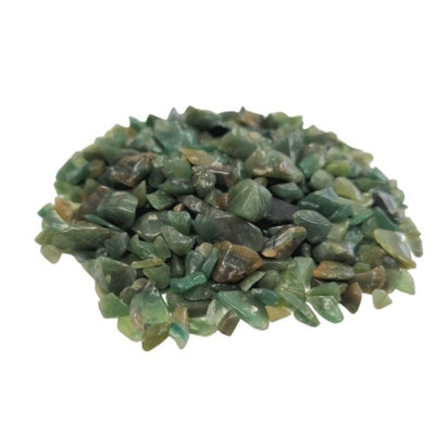 Green Avenurine Gemstone Chips Bulk from B&Q