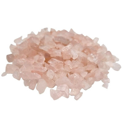 Rose Quartz Gemstone Chips Bulk from B&Q