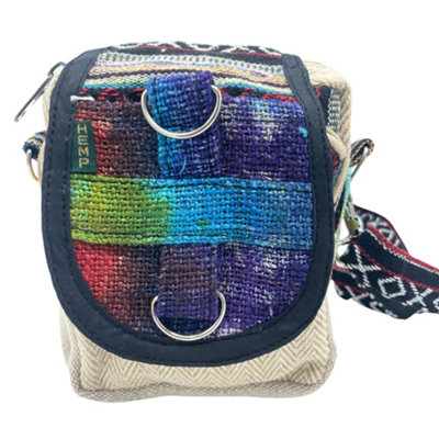 Tiedye Hemp Messenger Bag Multicolor from B&Q