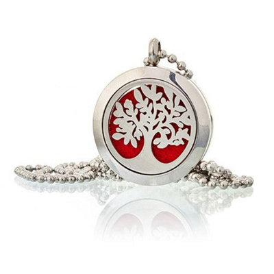 Aromatherapy Diffuser NecklaceTree Of Life25mmReusable Pads from B&Q