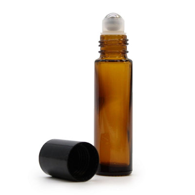 10Ml Amber Roller Bottles For Essential & Fragrance OilsPortable & Reusable from B&Q