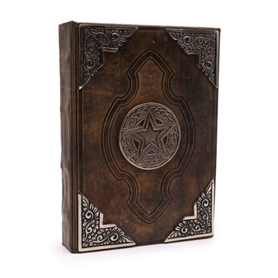 Hefty Brown Tan Zinc Pentagon Journal200 Deckle Edges26X18Cm from B&Q