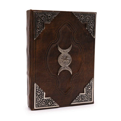 Hefty Brown Tan Journal With Zinc Triple Moon Decor200 Pages from B&Q