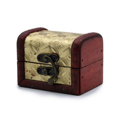 B&Q Vintage Gold Colonial Boxes - Antique-Style Trinket & Gift Boxes