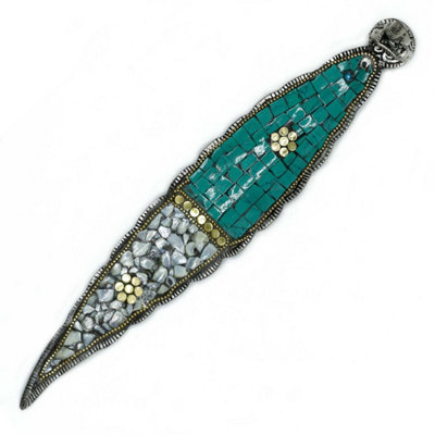 Buddha Long Leaf Tibetan Incense HolderHandcrafted Zen Decor from B&Q
