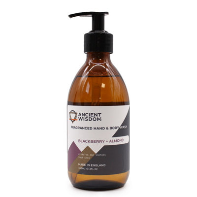 B&Q Blackberry & Almond Hand & Body Wash - Moisturizing, Refreshing 300Ml