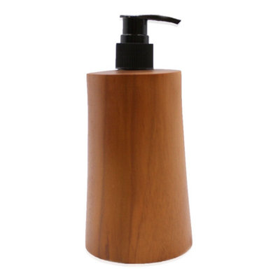 Natural Java Teakwood Soap DispenserReusableDurable & Elegant from B&Q
