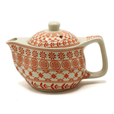 Small Amber Herbal Teapot For Personal Tea & Infusions from B&Q