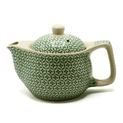 Small Green Mosaic Herbal Teapot For Loose Leaf Tea from B&Q