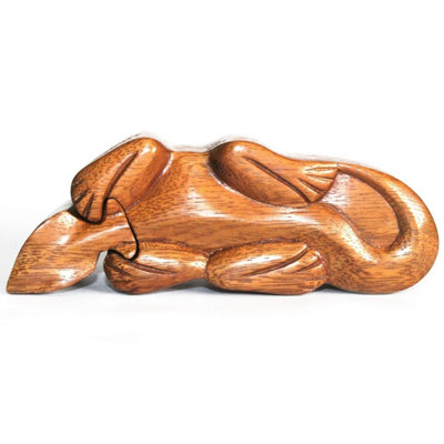 Bali Magic BoxHandmade Sheesham Wooden Puzzle Box With Hidden Compartment from B&Q