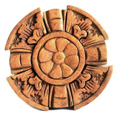Bali Magic BoxHandcrafted Sheesham Wood Puzzle Gift Box from B&Q