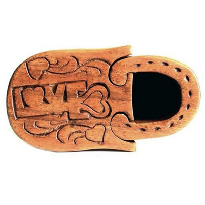 Bali Magic Love Lock Puzzle BoxHandcrafted Wooden Gift Hideaway from B&Q
