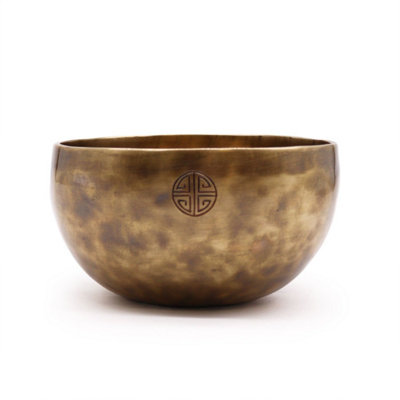 Large Nepalese Moon Singing Bowl17Cm Meditation & Sound Healing Tool from B&Q