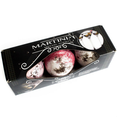 Set Of 3 Cocktail BathFizzing Martini & Prosecco Gifts