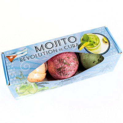 Set Of 3 Cocktail BathMojitoG&t & Prosecco Gift